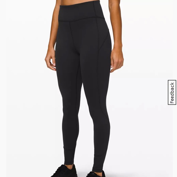 Lululemon In Movement Tight 28” - Black - Picture 2 of 8